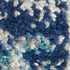 5' X 7' Ivory And Light Blue Floral Medallion Distressed Area Rug